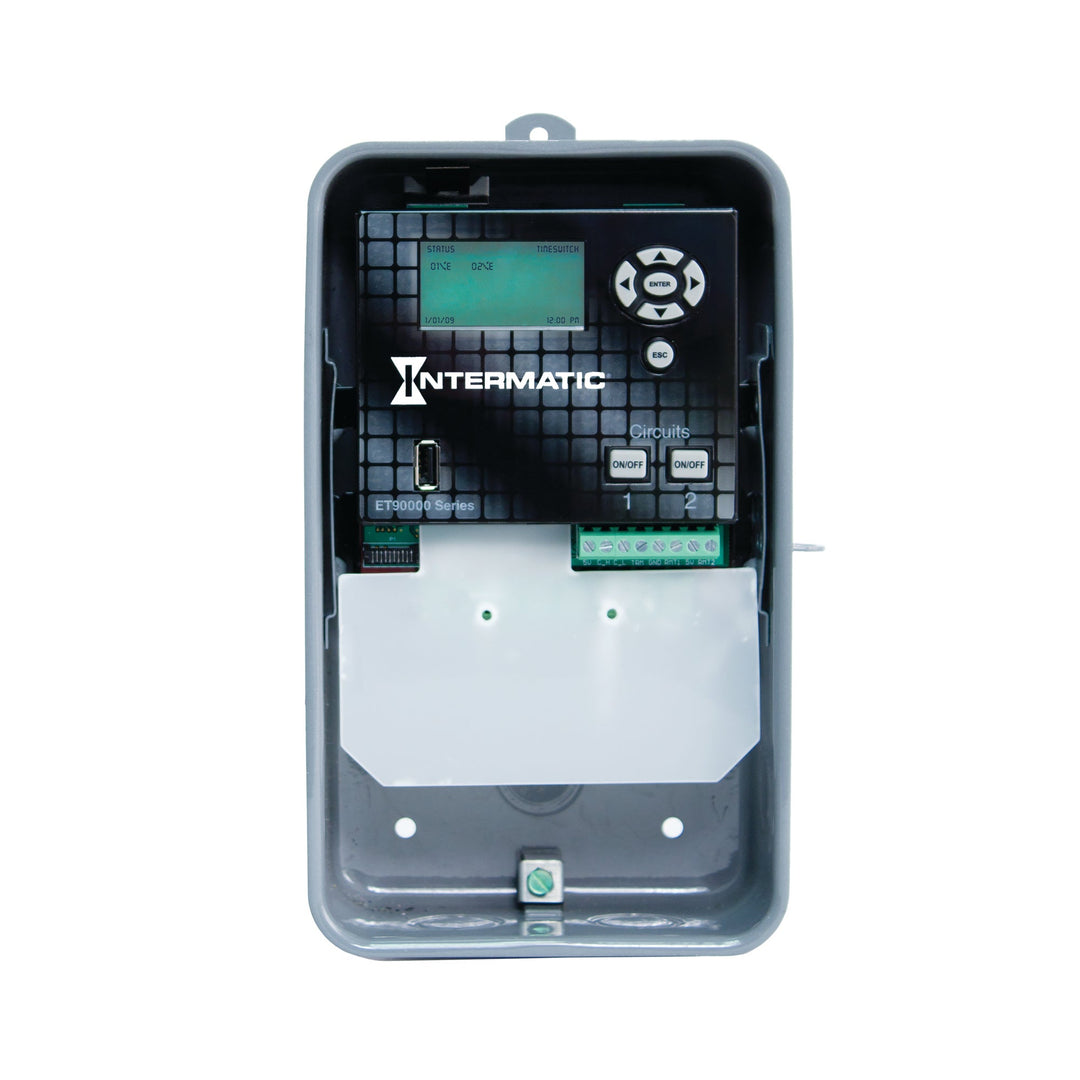 Astronomic 365-Day 2-Circuit Electronic Control, 120-277 VAC, 50/60 Hz, 2-SPDT, Outdoor Metal Enclosure, Ethernet Optional