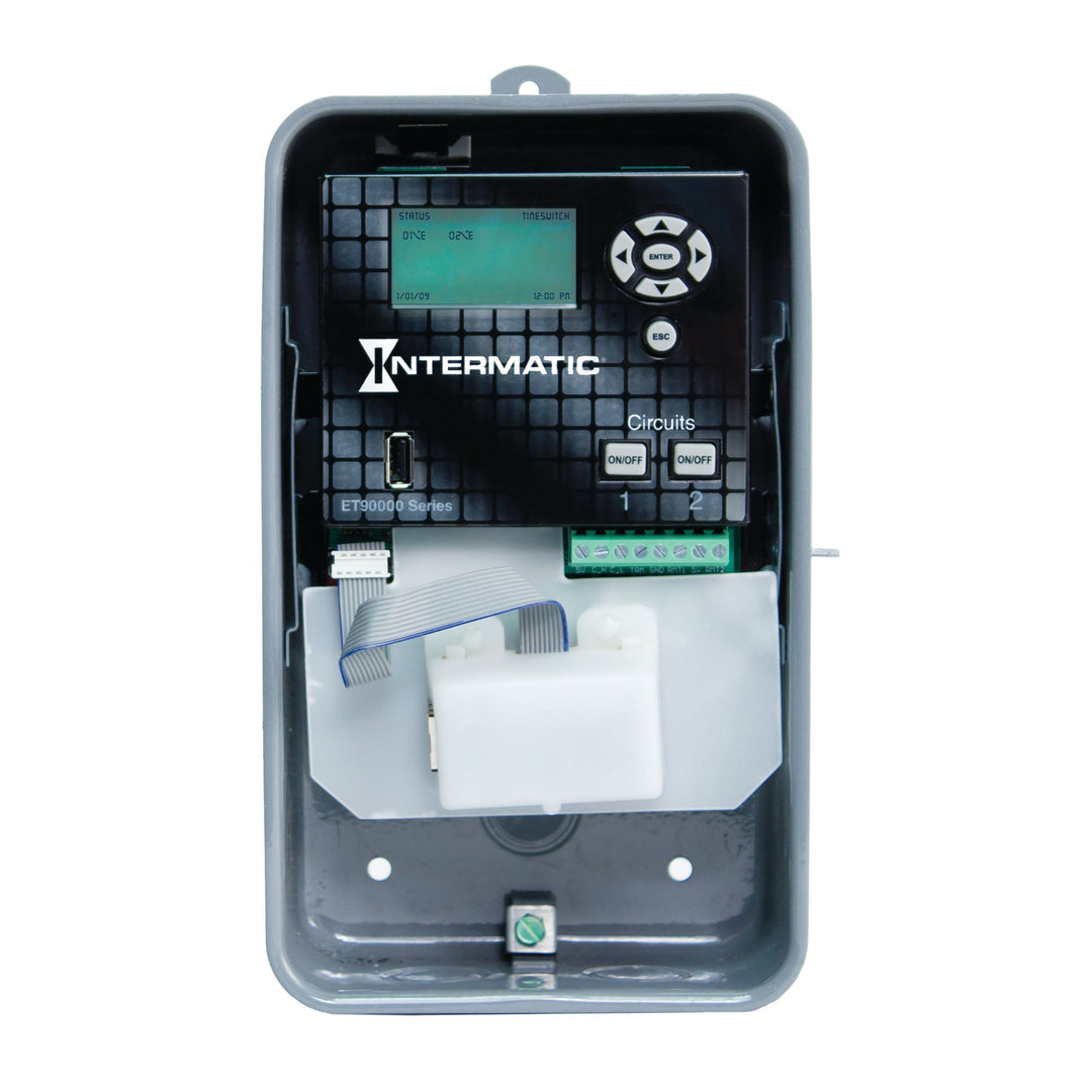 Astronomic 365-Day 2-Circuit Electronic Control, 120-277 VAC, 50/60 Hz, 2-SPDT, Outdoor Metal Enclosure, Ethernet Included