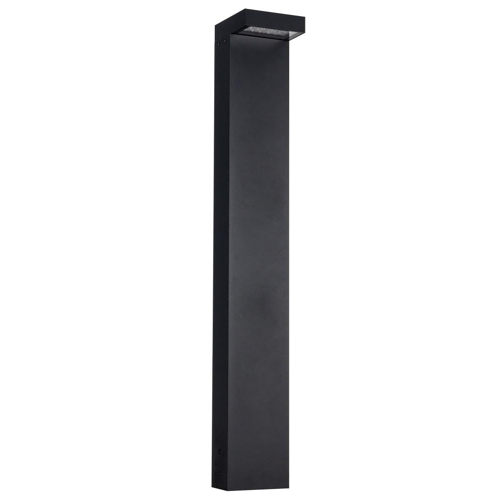 Evans 36-in Black LED Exterior Bollard