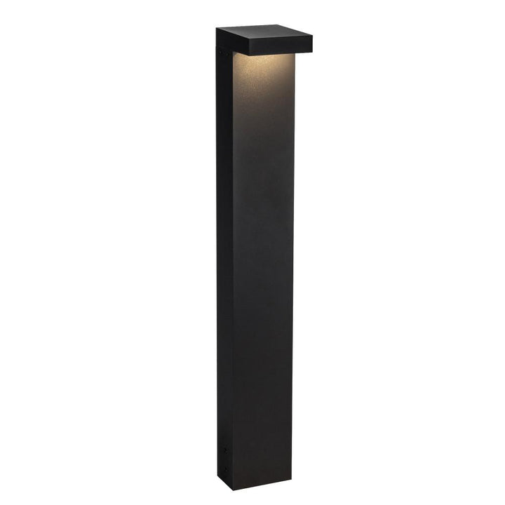 Evans 36-in Black LED Exterior Bollard