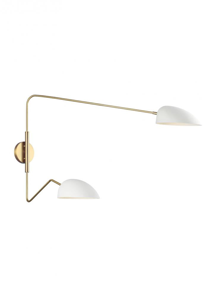 Jane Double Task Sconce