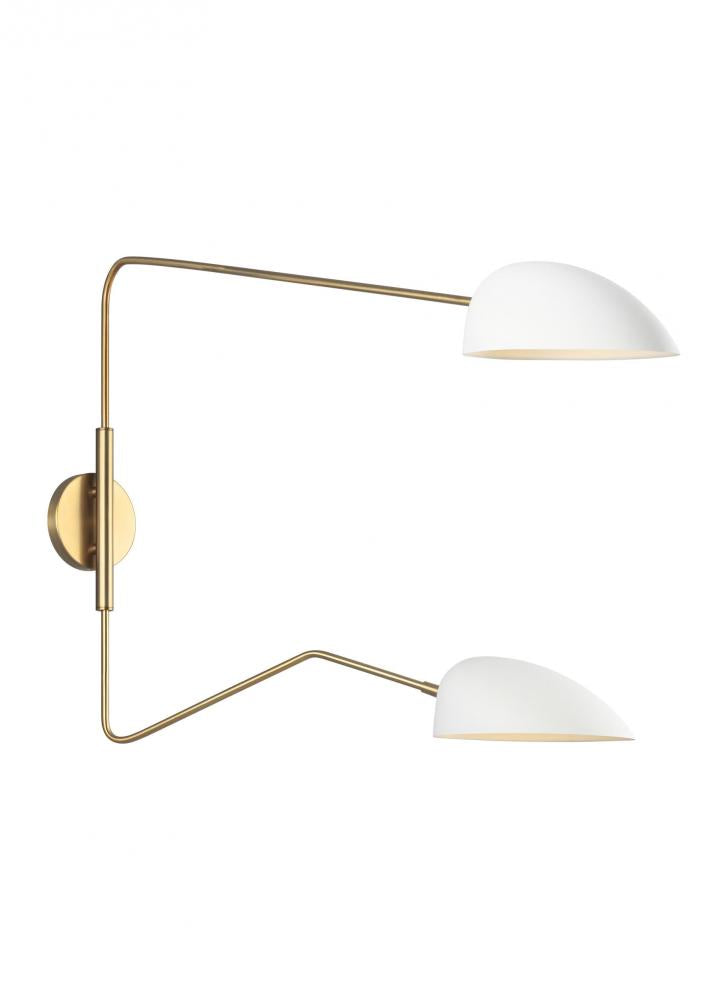 Jane Double Task Sconce