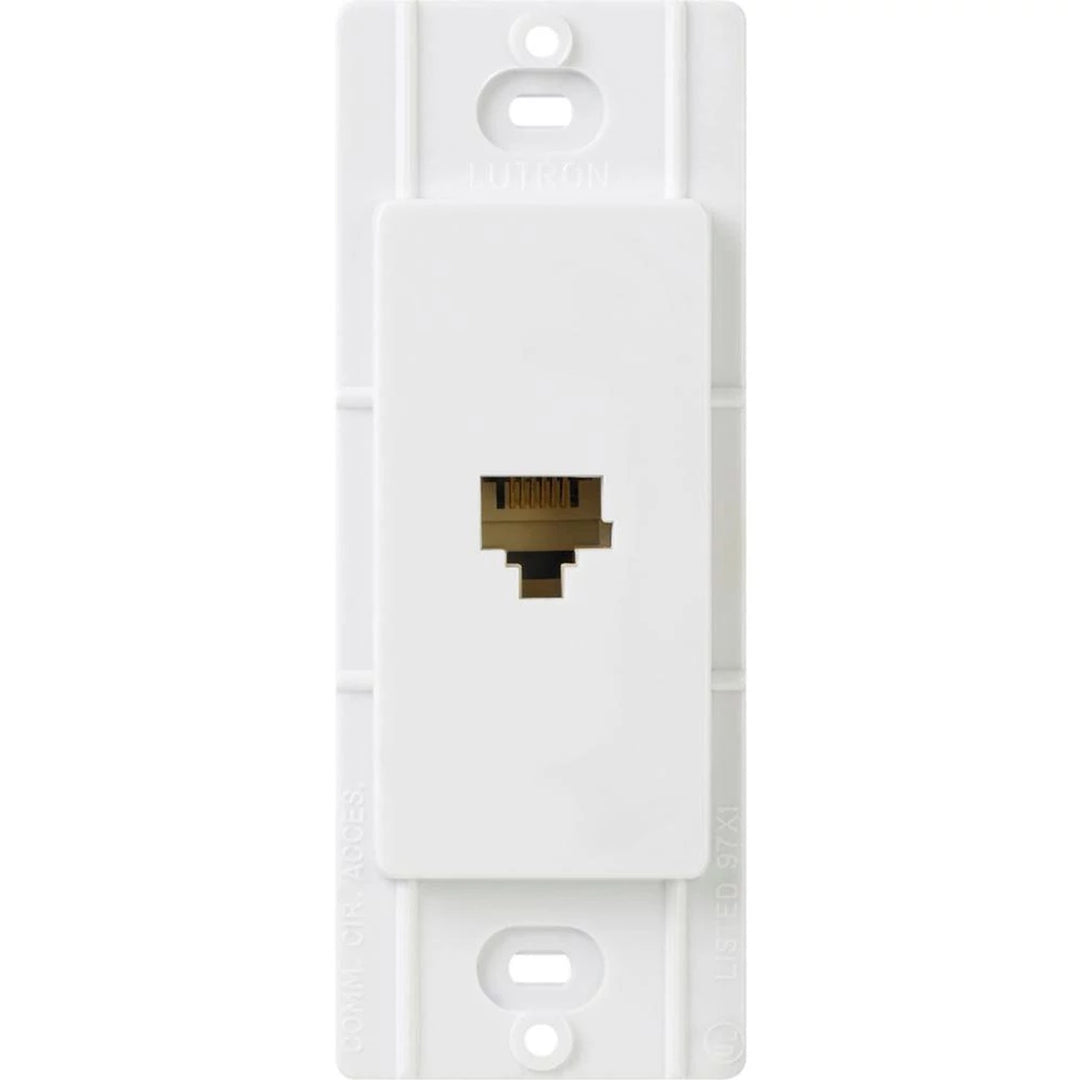 CLARO TELEPHONE JACK 6 CONDUCTOR WHITE
