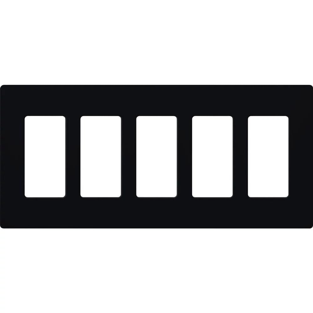 CLARO WALLPLATE 5 GNG BLACK