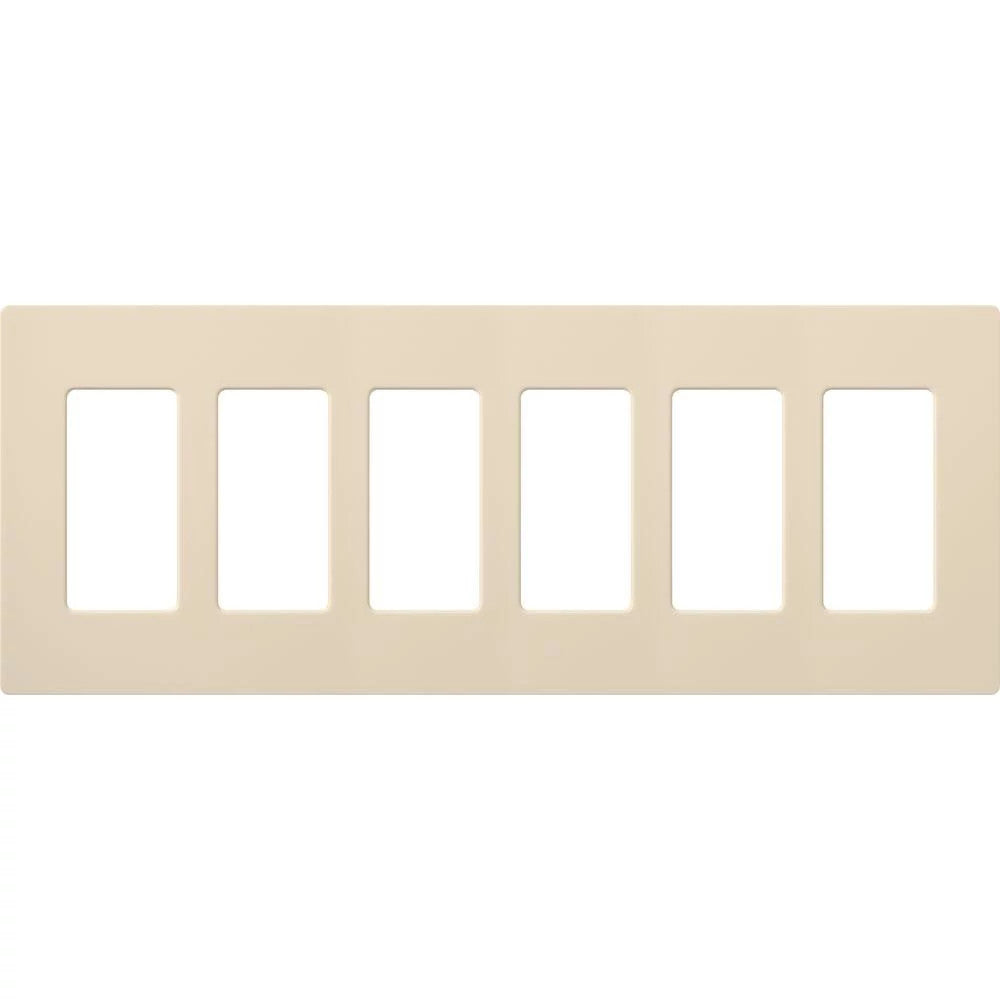 CLARO WALLPLATE 6 GNG LIGHT