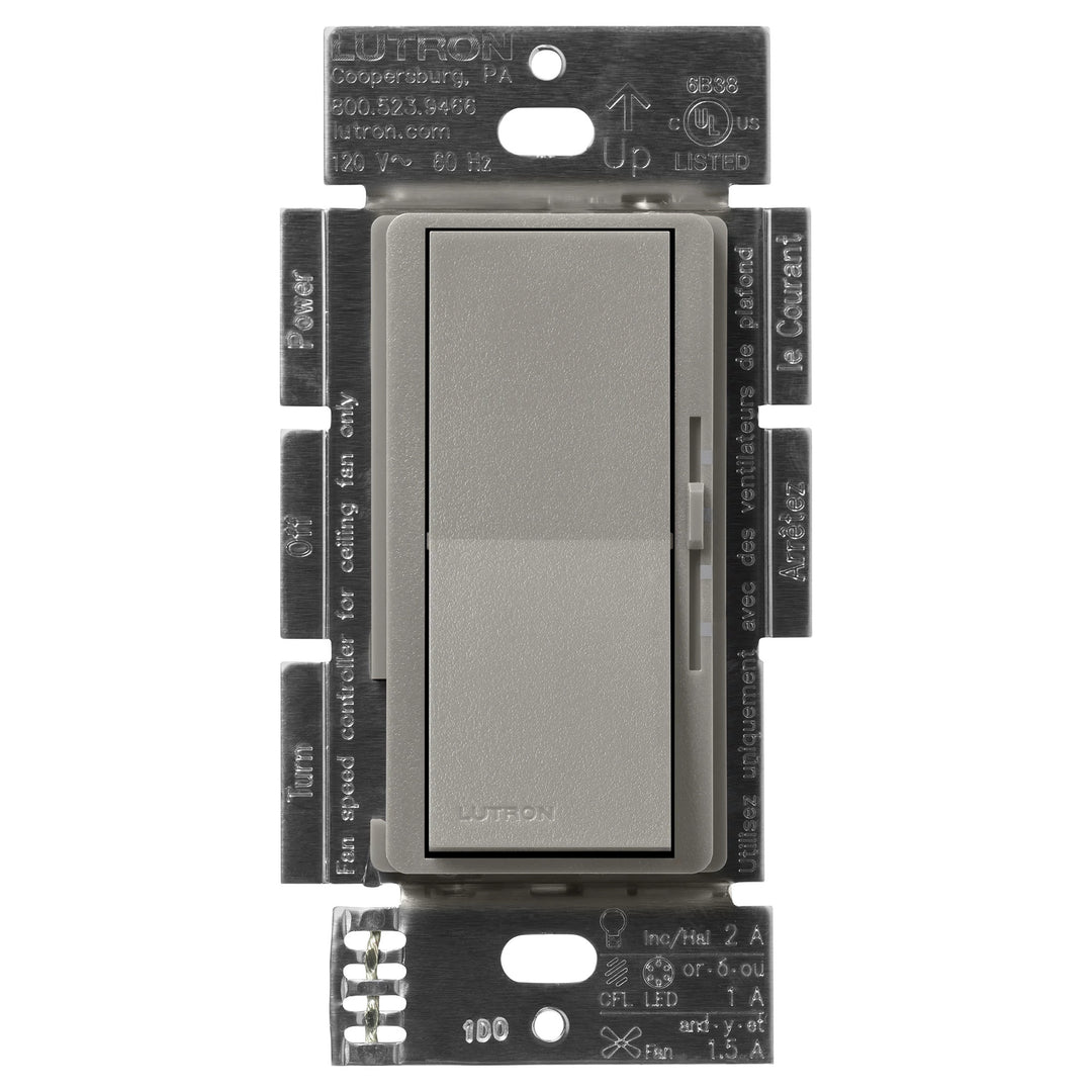 DIVA 3-SPEED LIGHT/FAN SW SATIN COLOR CS