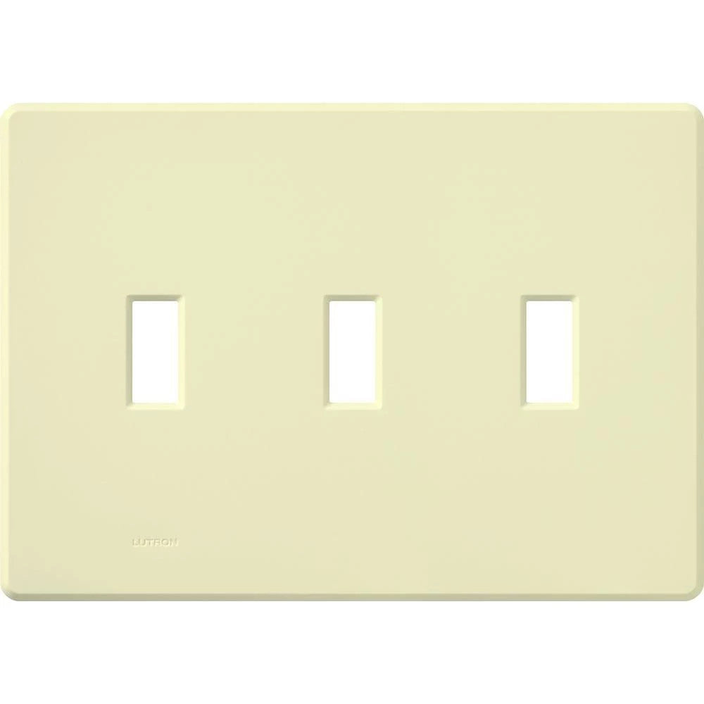 FASSADA WALLPLATE, 3-GANG, ALMOND