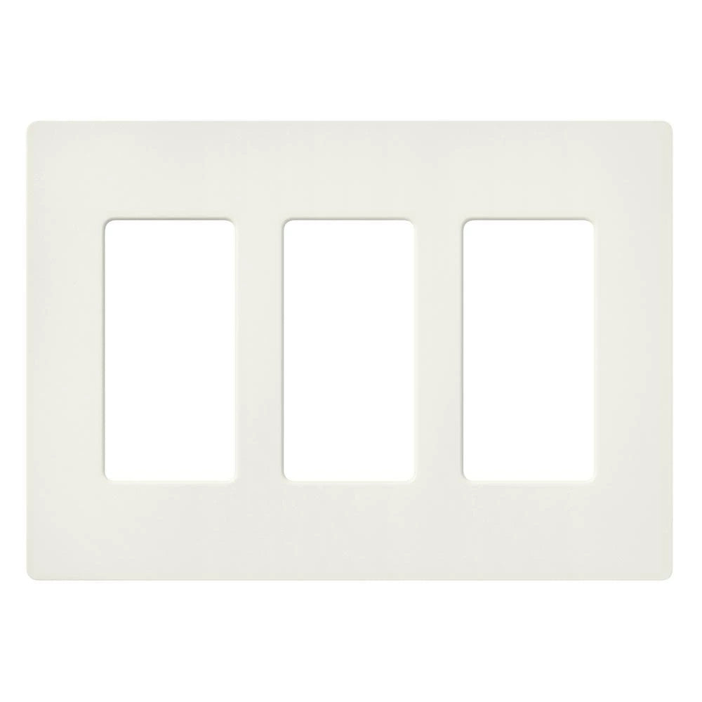 SATIN COLOR 3-GANG WALLPLATE BISCUIT