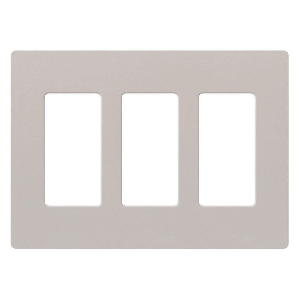SATIN COLOR 3-GANG WALLPLATE TAUPE