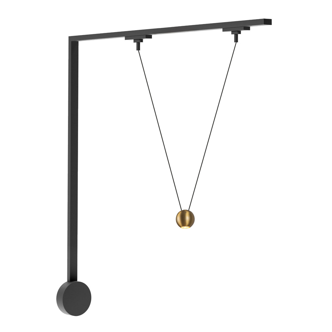 Faria Double 3-in Gold dimmable LED Trilo Wall Kit