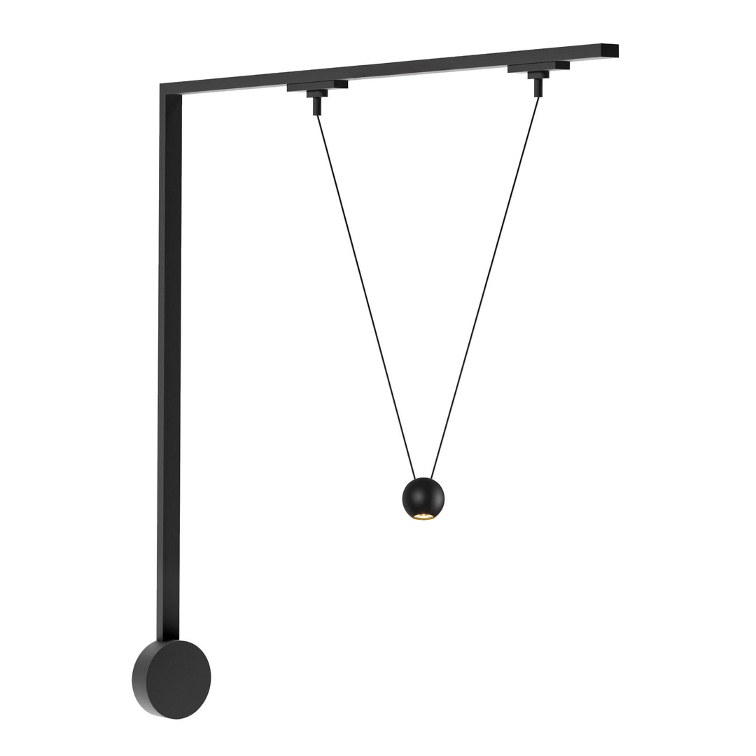 Faria Double 3-in Black dimmable LED Trilo Wall Kit