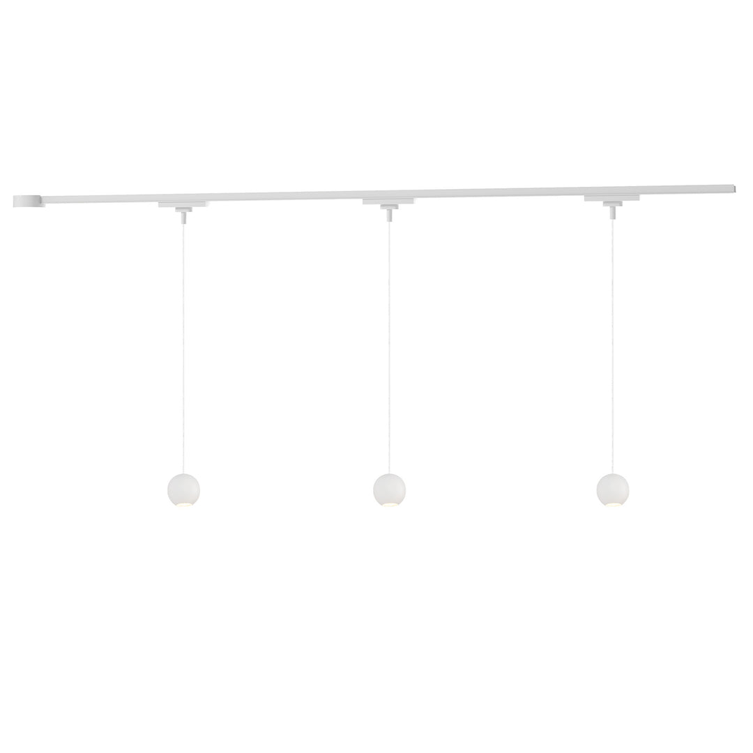 Faria 38-in White dimmable LED Trilo Ceiling Kit
