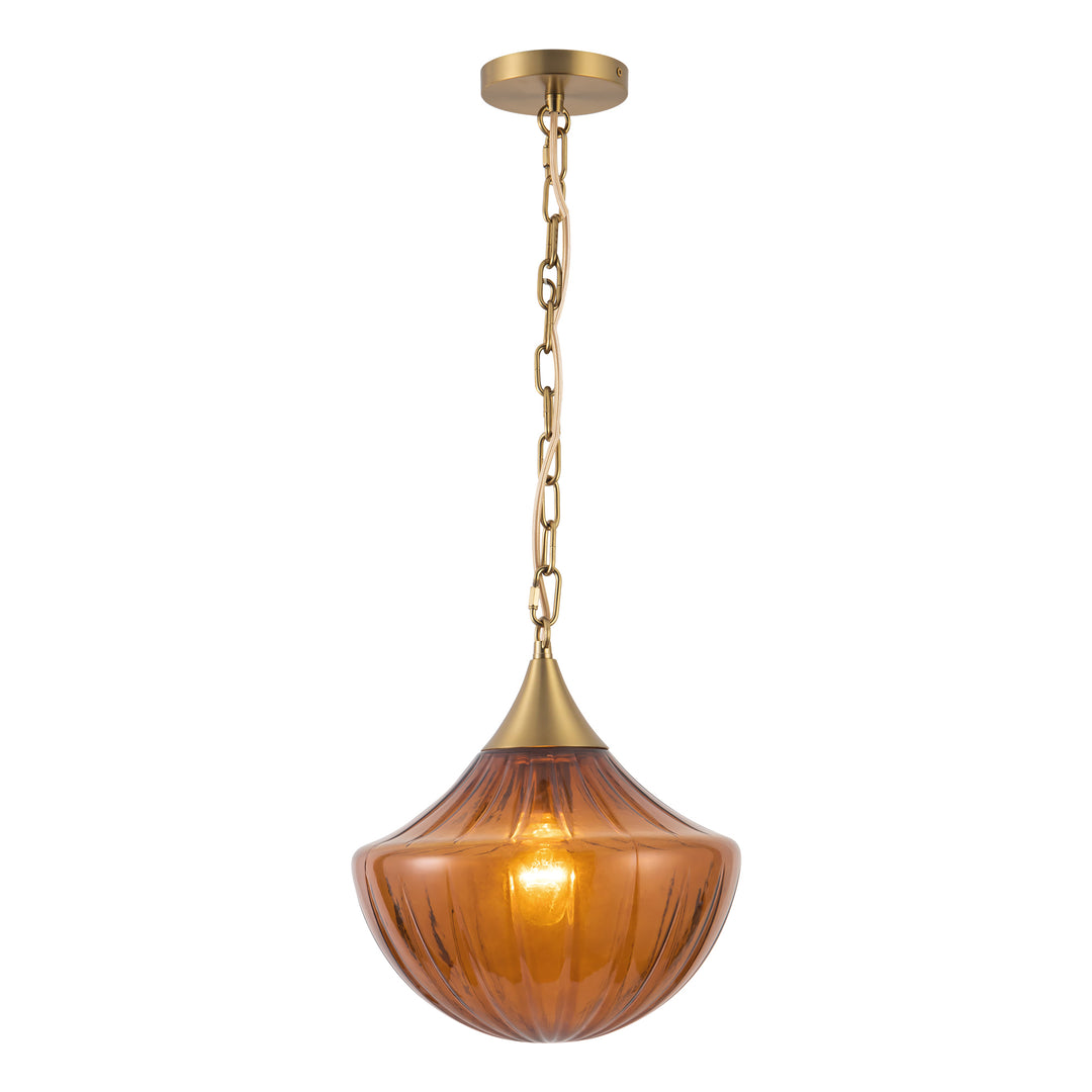 Farrah 12-in Gold Pendant
