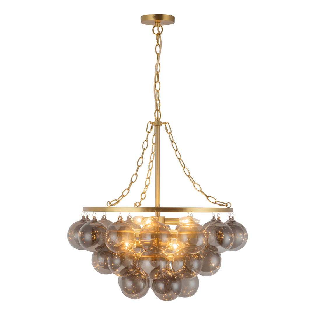 Faye 24-in Gold Chandelier