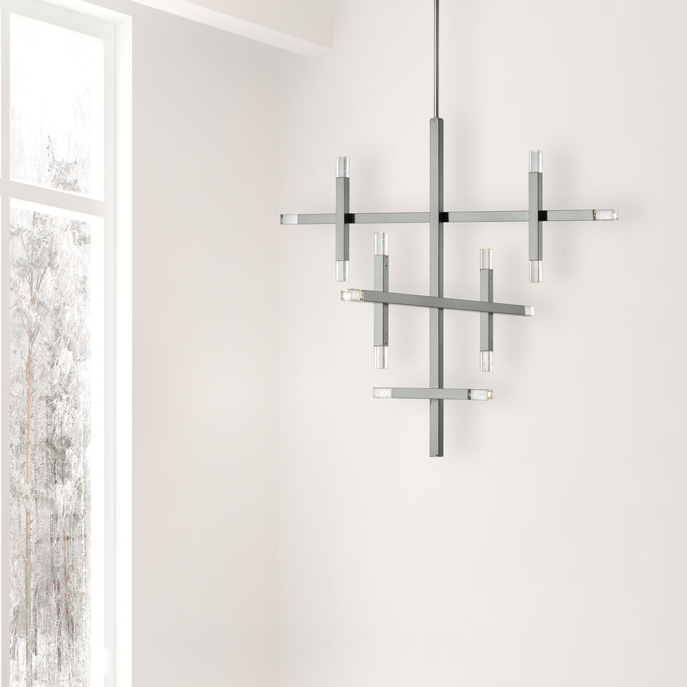 42W Chandelier, PC w/ Acrylic Diffuser