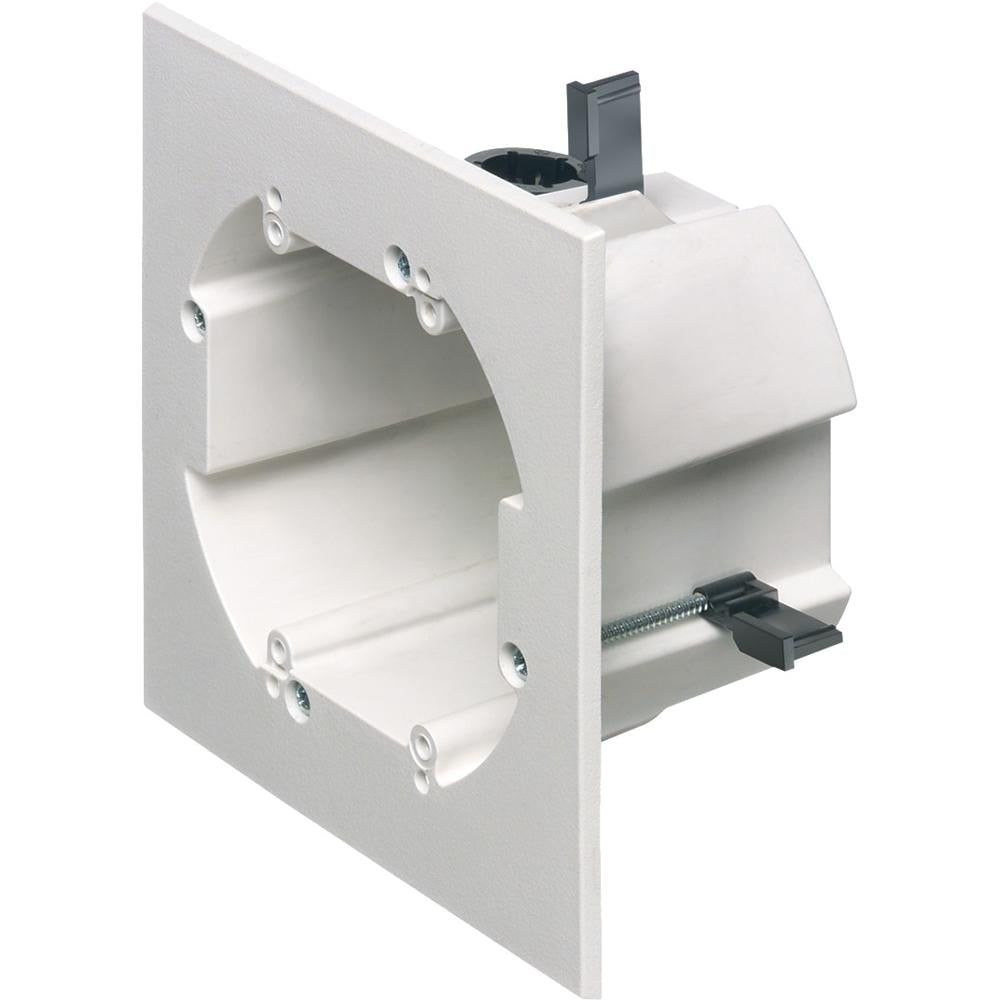 WHITE 2 GANG POWER BOX