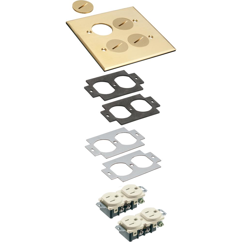 2 GANG MTL COVER KIT