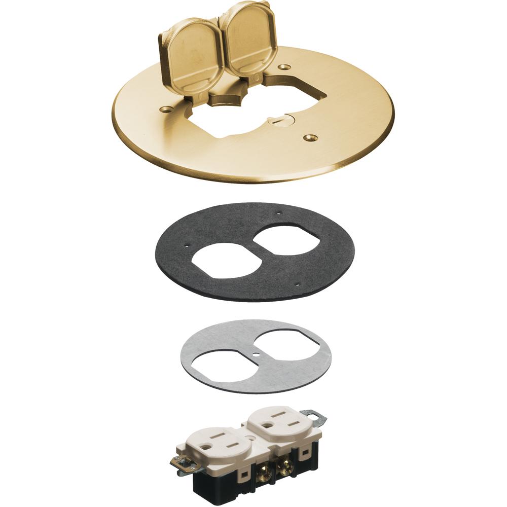 6" BRASS COVER KIT