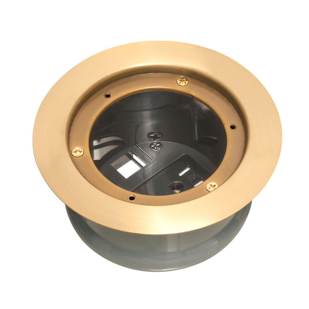 BRASS RECESSED COVER