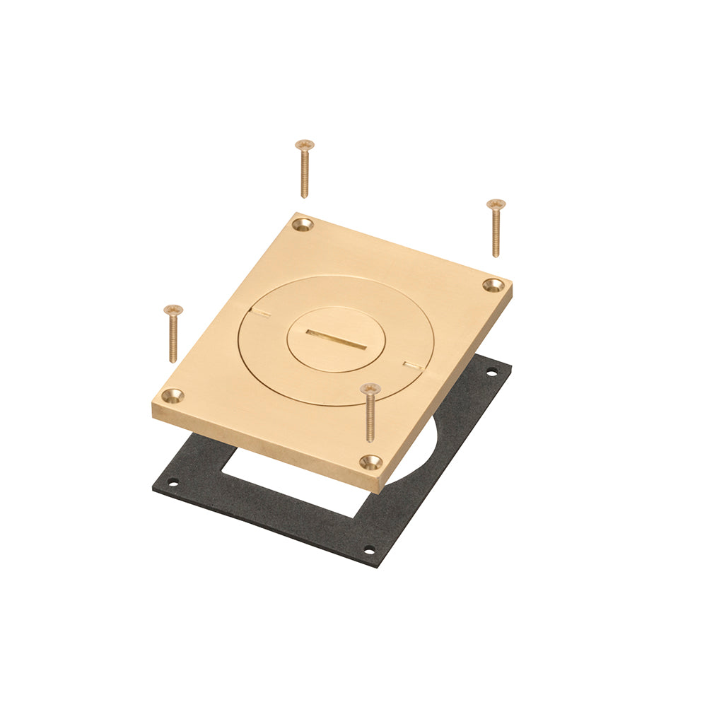 BRASS FLOOR BOX