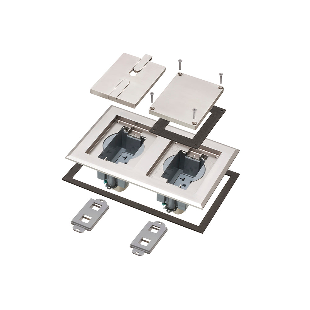 NICKEL FLOOR BOX