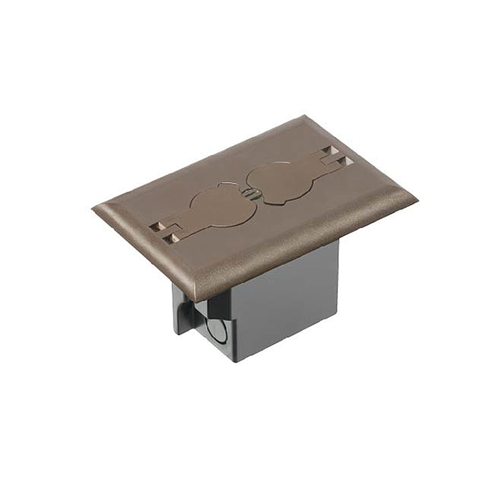 BROWN RETRO FL BOX FLP