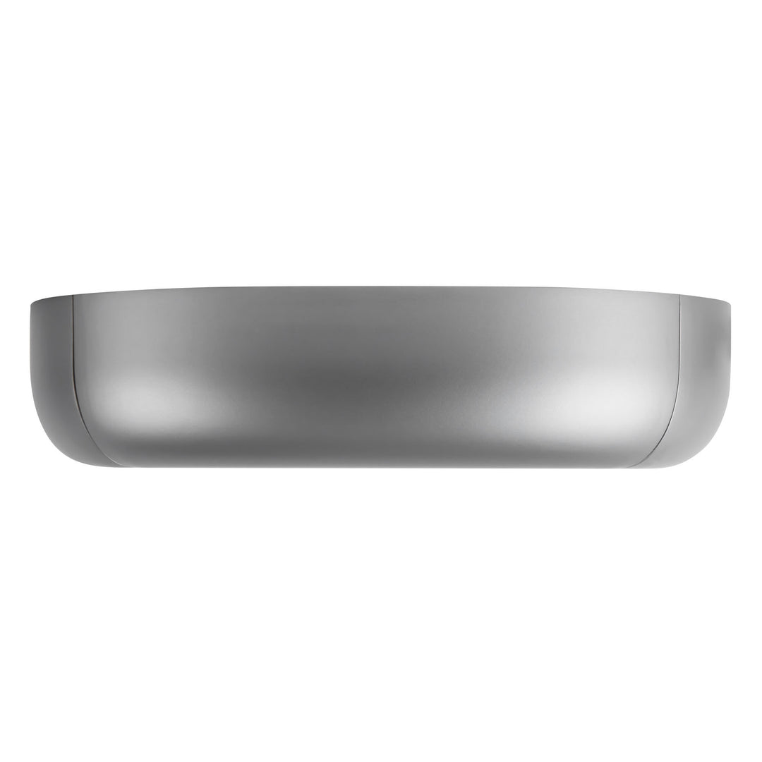 Folio 15-in Silver dimmable LED Flush Mount
