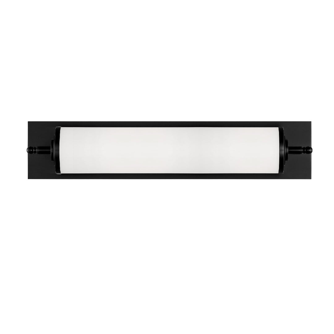 Foster 1 Light LED Matte Black Bathroom Vanity