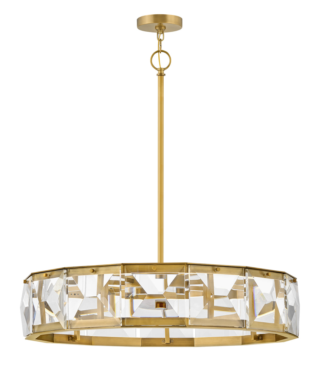 Medium LED Drum Chandelier