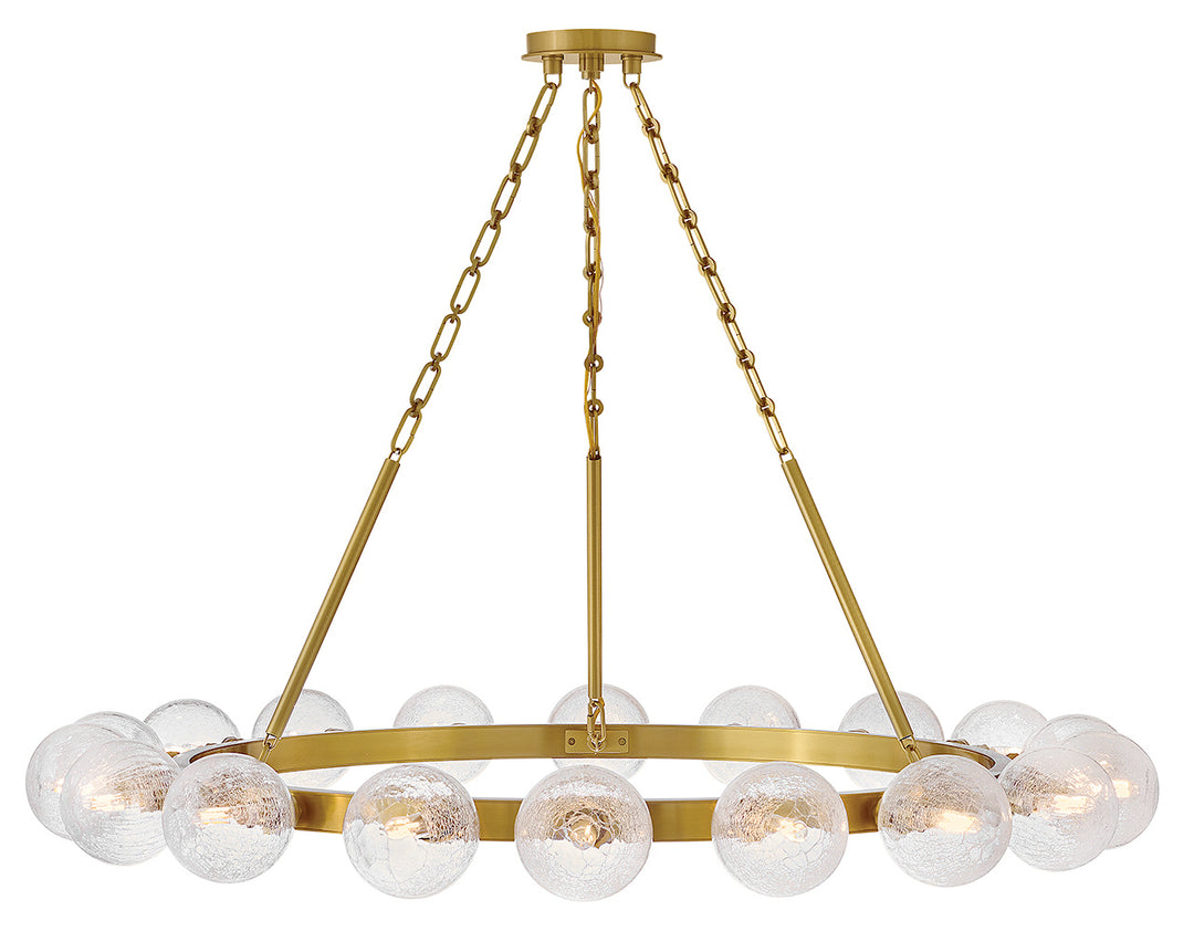 Large Single Tier Chandelier