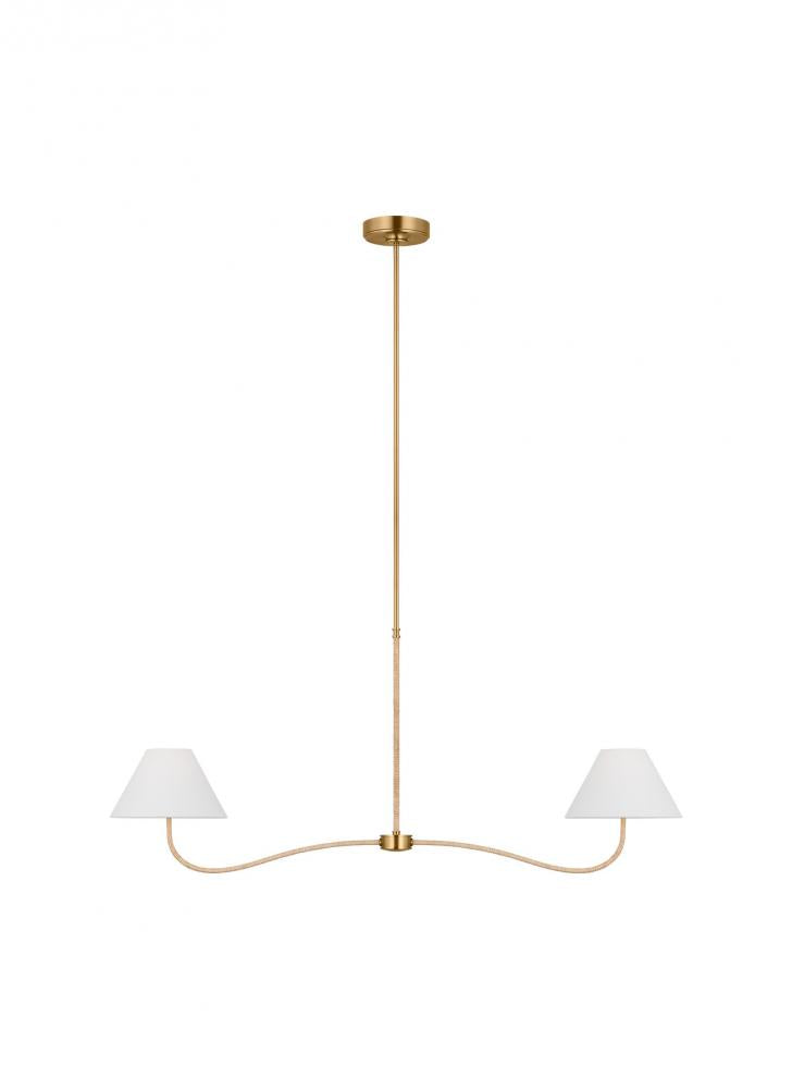 Large Linear Chandelier