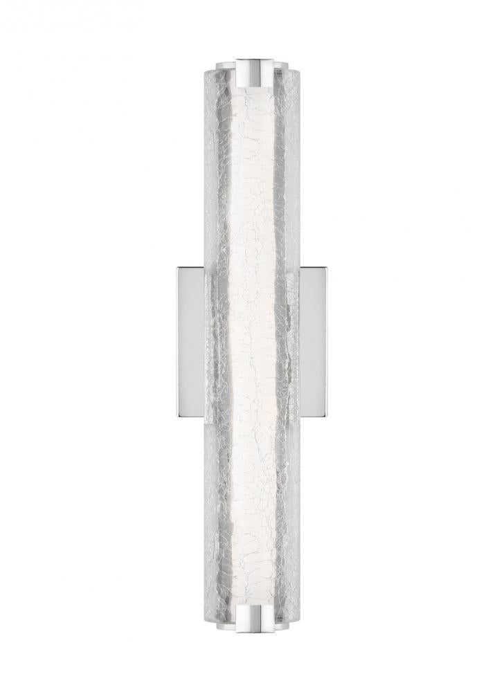 Cutler 18" Crack Glass LED Sconce