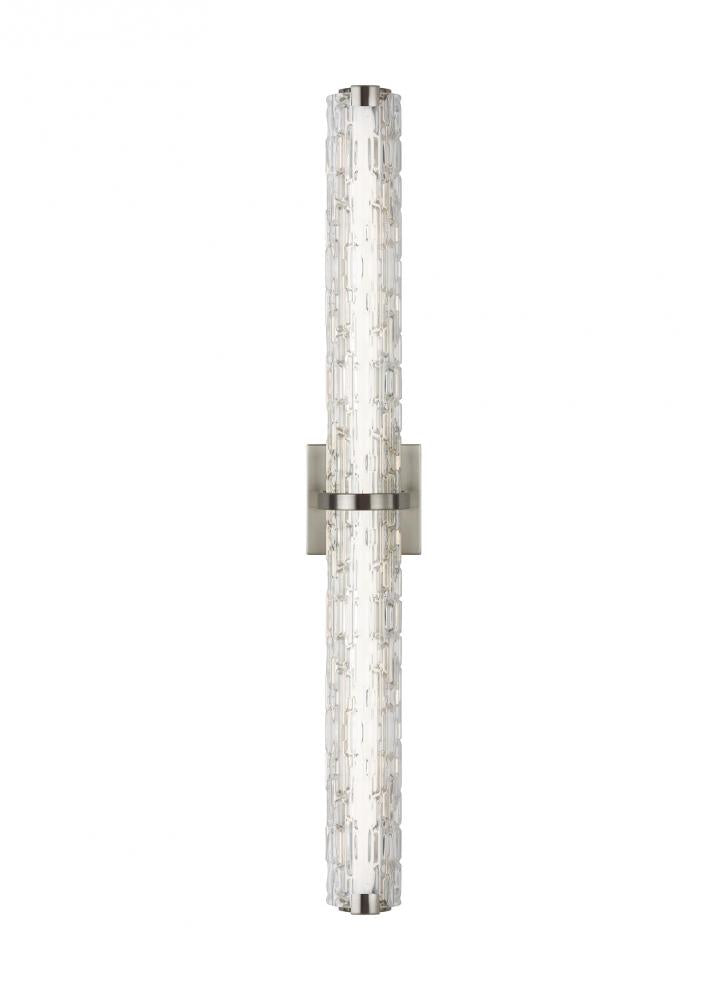 Cutler 36" Staggered Glass LED Vanity