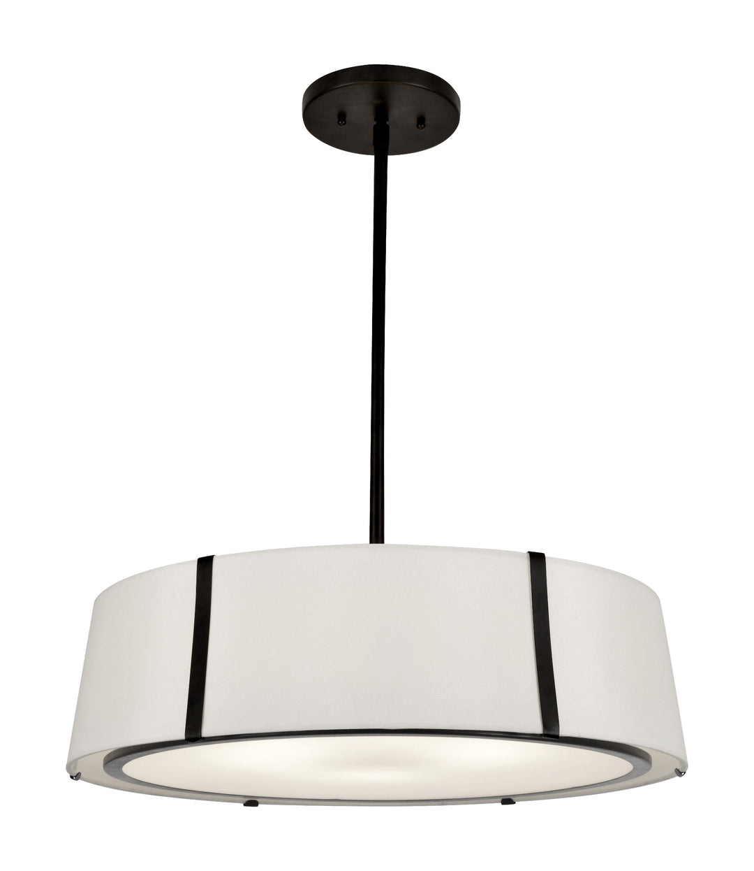 Fulton 6 Light Matte Black Chandelier