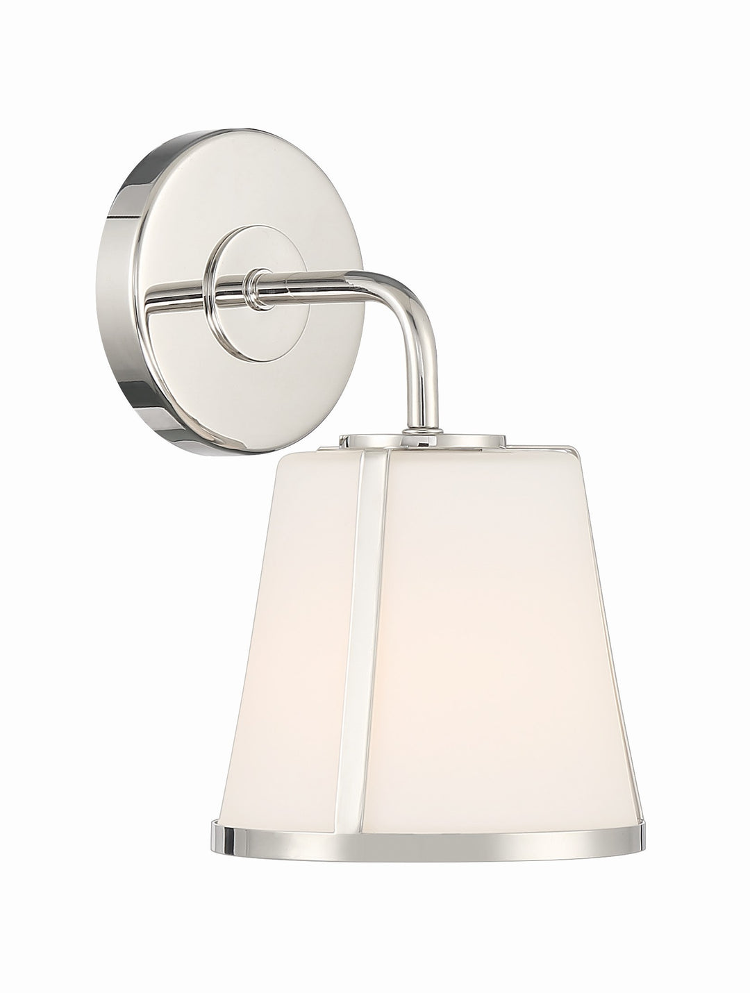 Fulton 1 Light Polished Nickel Sconce