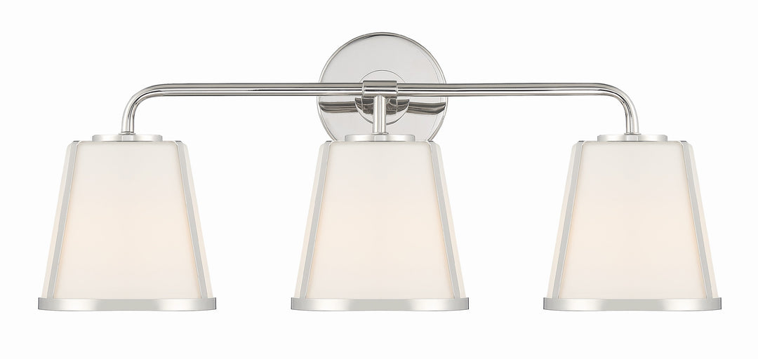 Fulton 3 Light Polished Nickel Bathroom Vanity