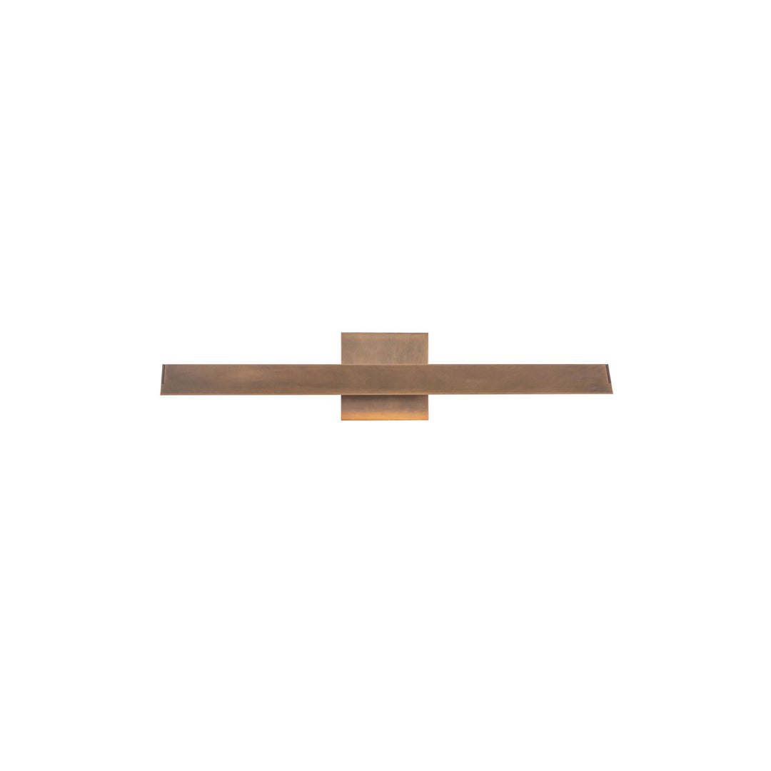 Galleria 23-in Brass dimmable LED Wall Sconce