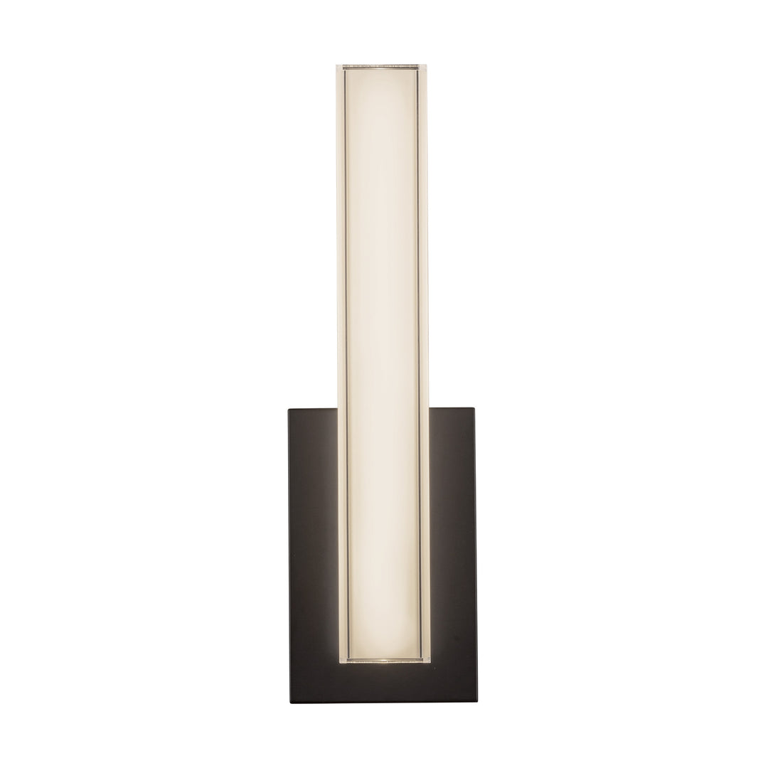 Garland 15-in Black dimmable LED Wall Sconce