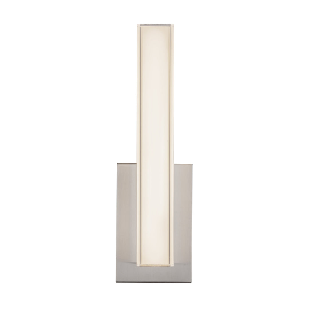 Garland 15-in Silver dimmable LED Wall Sconce