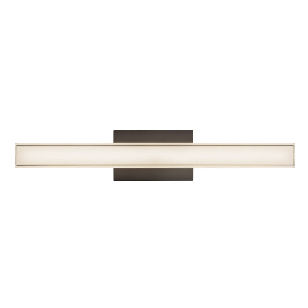 Garland 24-in Black dimmable LED Wall Sconce