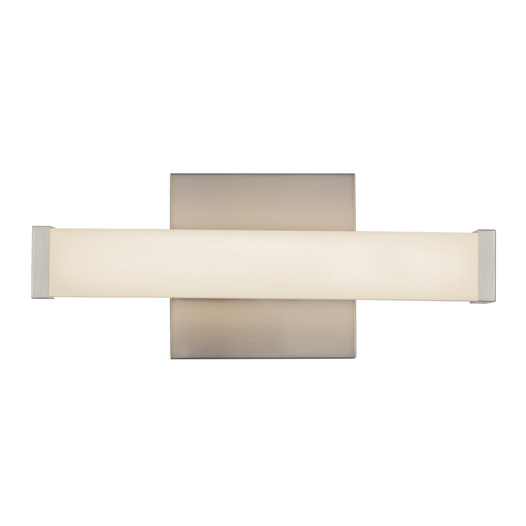 Geri 12-in Silver dimmable LED Wall Sconce
