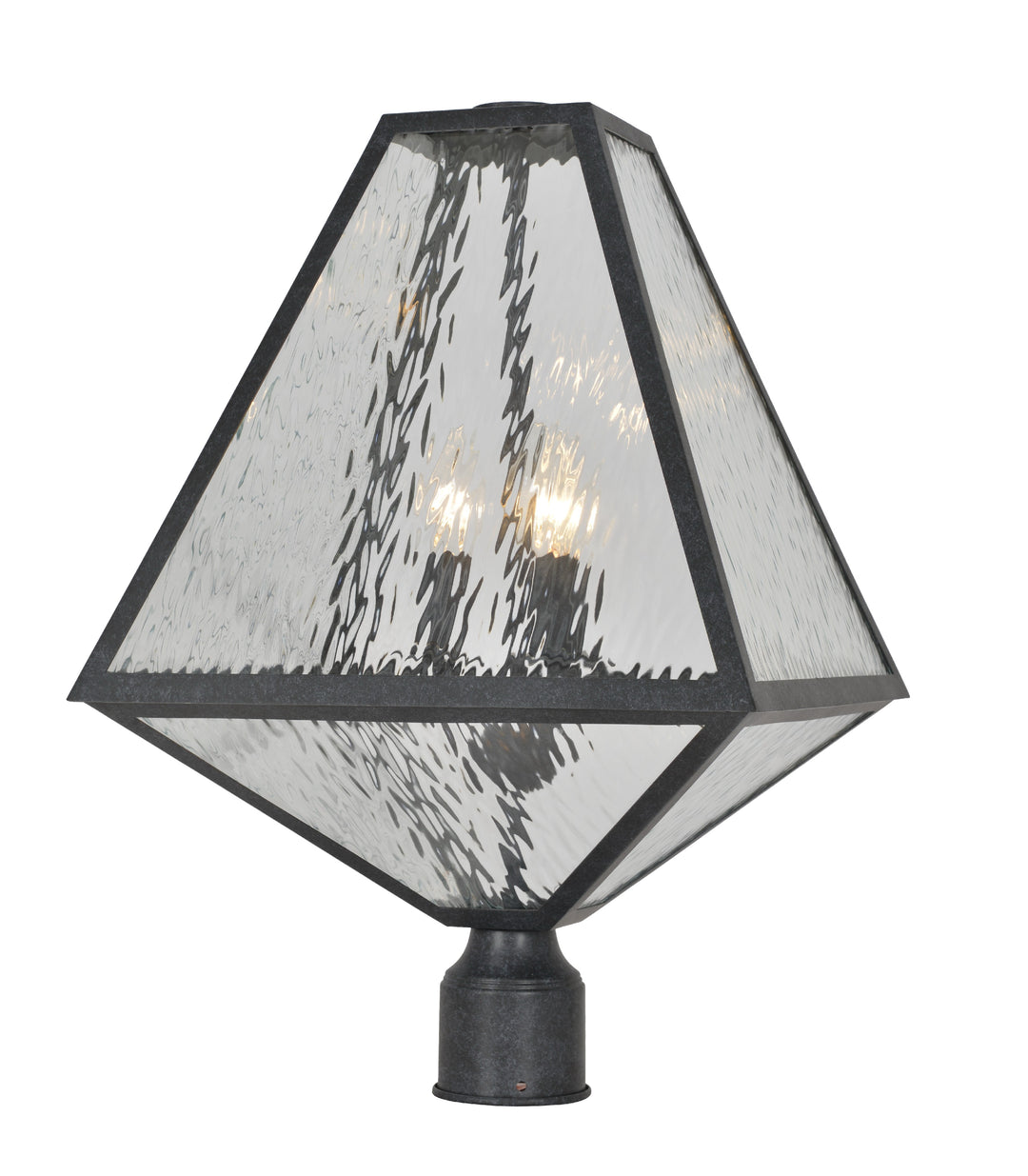 Brian Patrick Flynn Glacier 3 Light Black Charcoal Large Outdoor Post