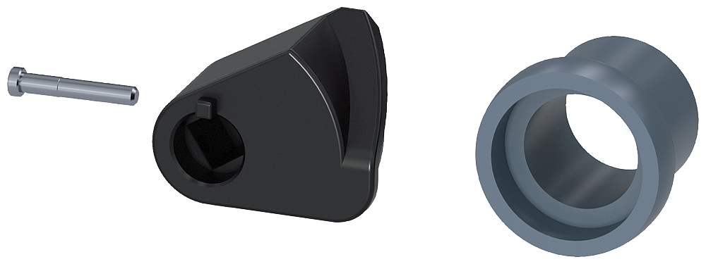 BRKR 3VA  ADPT CYLND LCK DRAW ACC