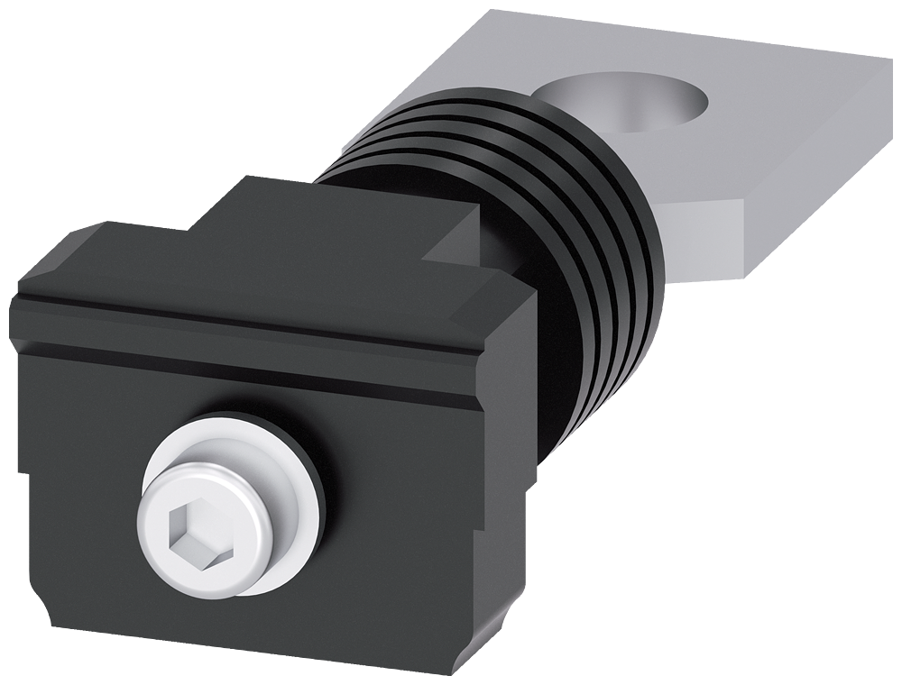 BRKR 3VA2 250A REAR STUD FLAT 1P SHORT