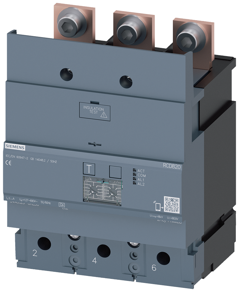 RCD-MODULE RCD820 3P I=400A U=127-690V