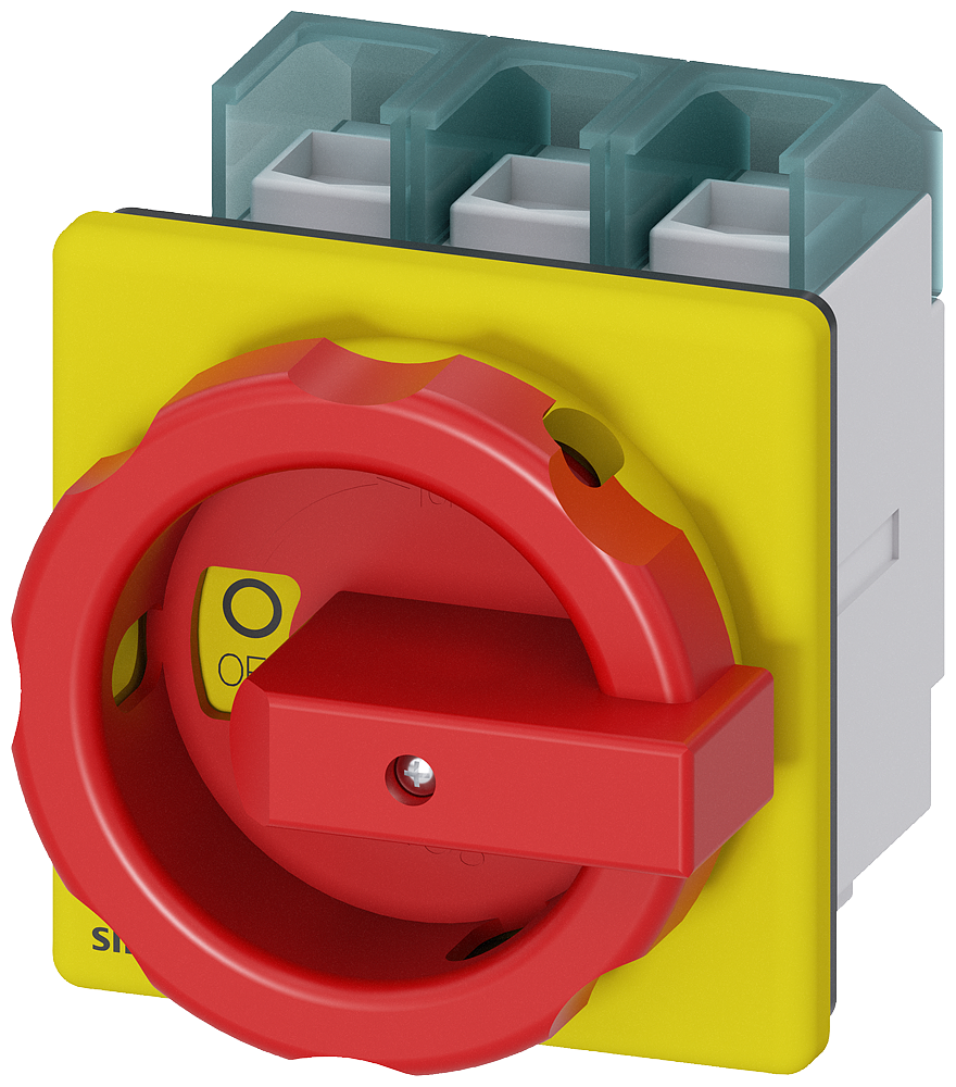 SENTRON, 3LD switch disconnector, EMERGENCY OFF switch, 3-pole, Iu: 125 A