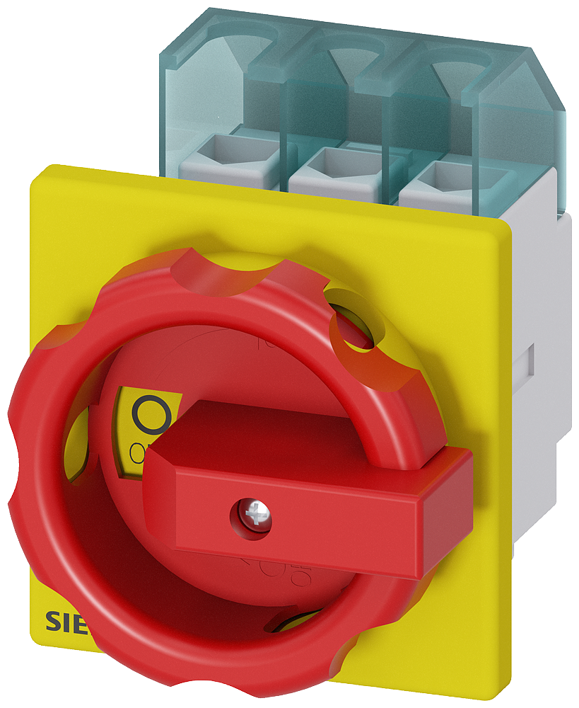 SENTRON, 3LD switch disconnector, EMERGENCY OFF switch, 3-pole, Iu: 32 A