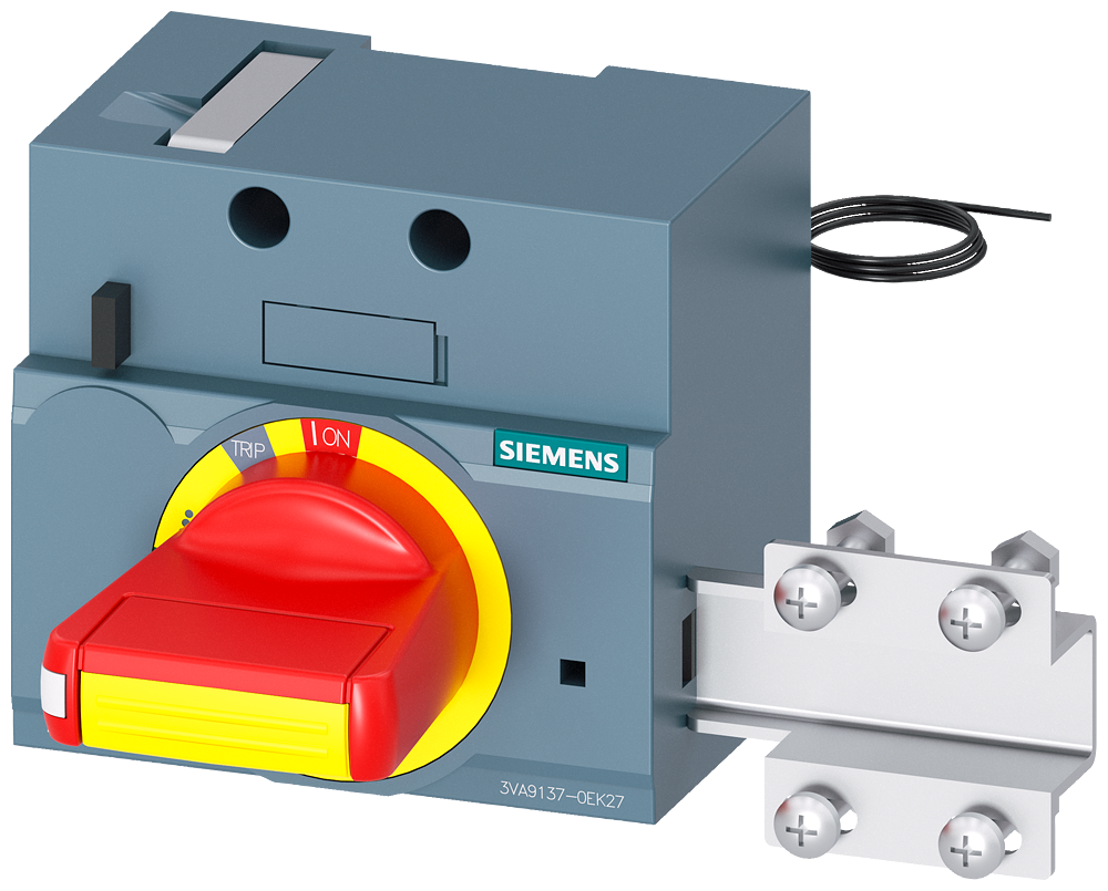 BREAKER 3VA4,5 125 EM THRU DOOR ILUM LOK