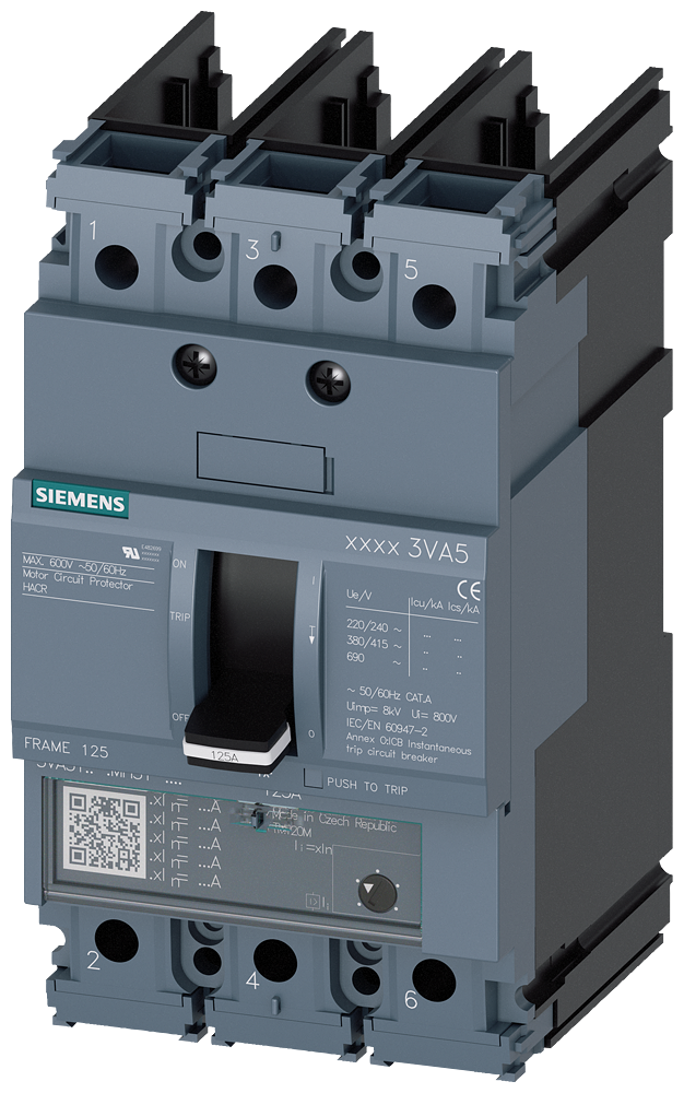 3VA5,FS 125A,3P,80A,TM120M,AM,V HB,LR