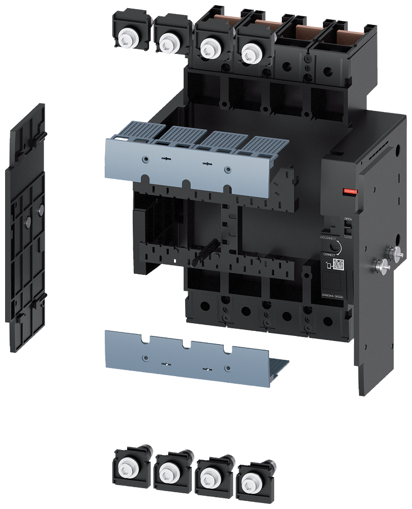 BREAKER 3VA6 400 4P COMPLETE DRW OUT KIT